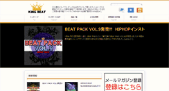 Desktop Screenshot of kingbeat.net